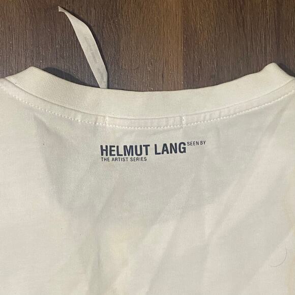 Helmut Lang Artist Series White Walter Pfeiffer Edition 1984 T-shirt Sz XL - Picture 3 of 9
